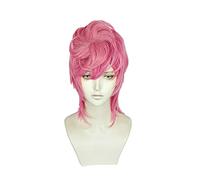 Trish Una Cosplay Wig Anime JOJO Bizarre Adventure Golden Wind Trish Una Heat Resistant Hair Cosplay Costume Wig + Wig Cap