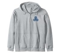 Triskele Celtic Knot Zip Hoodie