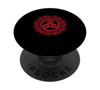 Triskelion Celtic Symbol Triple Spiral Ancient Pagan Irish PopSockets Adhesive PopGrip