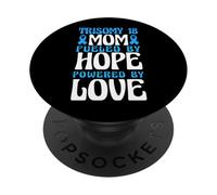 Trisomy 18 Mom Fueled By Hope Powered By Love PopSockets Adhesive PopGrip