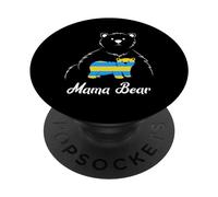 Trisomy 21 - Down Syndrome Awareness Mama Bear PopSockets Swappable PopGrip
