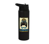 Trisomy 21 Mom Life Down Syndrome Awareness Day Stainless Steel Insulated Water Bottle