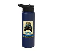 Trisomy 21 Mom Life Down Syndrome Awareness Day Stainless Steel Insulated Water Bottle