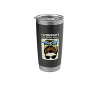 Trisomy 21 Mom Life Down Syndrome Awareness Stainless Steel Insulated Tumbler