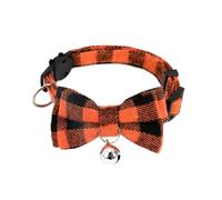 Trisoye F-Cute Cat Collar Small Puppy Cat Dog Collars Bow Kitten Collar Bowknot Necklace with Bell for Dog Cat