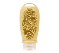 Trisoye Silicone Travel Refillable Bottle Cleansing Brush Portable Shampoo Bottles Lotion Cosmetics Container Trip A