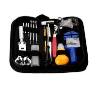 Trisoye Watch Repair Tool Watch Repair Kit 147-Piece Tool Set Watch Strap Opener Watch Repair Combination Easy Install
