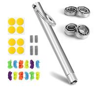 Trisoye Yoyo Bearing Kit,12 Yoyo Strings,8 Silicone Pads,2 10 Ball Unresponsive Bearing,2 Narrow C Responsive Bearing,4Yoyo Axle