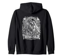 Tristan And Isolde Potion Of Doom Dark Romance Zip Hoodie