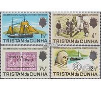 Tristan da Cunha Mi.-number.: 153-156 (complete.issue.) 1971 expedition (Stamps for collectors) seafaring