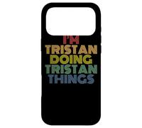 Tristan Doing Tristan Things Retro Rainbow Name Design Case for iPhone 17 Pro Max