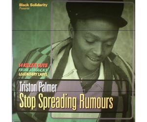 Tristan Palmer - Stop Spreading Rumours NEW VINYL LP £14.99 Black Solidarity