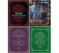Tristan Stephenson 4 Books Collection Set (The Curious Bartender's Rum Revolution, Cocktails At Home, The Curious Bartender, Gin Palace)