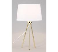 Tristan Tripod Table Lamp BHS Lighting Gold One Size