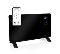 Tristar Glass Panel Heater with Wi-Fi - 1000W - 2 Heat Settings (500/1000W) - Adjustable Thermostat - LED Display - Free Standing or wall-mountable - Black - KA-5171BS