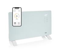 Tristar 1000W Smart Electric Glass Panel Heater White
