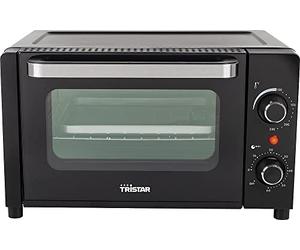 Tristar OV-3615 Mini Oven, 800 Watt, 10 Liter, for Grilling, Baking and Toasting, Versatile and Compact, Black