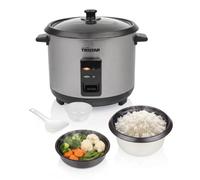 Tristar Rice Cooker, 1.5 L Capacity, Stainless Steel Housing, Non-Stick Inner Pot, Includes Steam Tray, 500 W, RK-6145