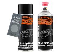 TRISTARcolor Car paint 2K spray can set for Aston Martin AST5183D Stirling Green Perl Metallic Base coat 2K clear coat spray can