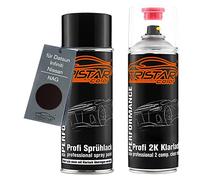 TRISTARcolor Car paint 2K spray can set for Datsun/Infiniti/Nissan NAG Dark Red Metallic/Black Rose Metallic Base coat 2K clear coat spray can