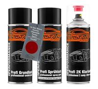 TRISTARcolor Car paint 2K spray can set for Gen. Motors/Hummer/Oldsmobile/Pontiac/Saturn WA295F Jinx Metallic 1 Perl X. under + base coat 2K clear coat