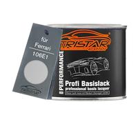TRISTARcolor Car paint Can ready-to-spray for Ferrari 106E1 Argento Auteuil Metallic Base coat 0.5 litre