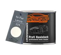 TRISTARcolor Car paint Can ready-to-spray for Fiat/Lancia 224 Bianco Corfu Base coat 0.5 litre