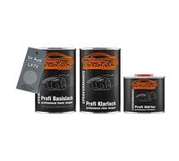 TRISTARcolor Car paint Set can ready for spraying for Audi LX7V Monzasilber Metallic/Argent Monza Metallic Base coat + 2K clear coat 2.5l