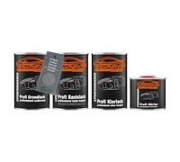 TRISTARcolor Car paint Set can ready for spraying for Buick/Cadillac/Chevrolet/Corvette WA3592 Shadow Grey Metallic under + base + 2K clear coat 3.5l