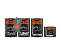 TRISTARcolor Car paint Set can ready for spraying for Chrysler/Dodge/Jeep/Plymouth/Viper 999 Orange under + base + 2K clear coat 3.5l