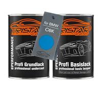 TRISTARcolor Car paint Set can ready-to-spray for BMW C6K Blazing Blue Metallic under + base coat 2.0 litre 2000ml