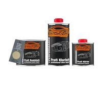 TRISTARcolor Car paint Set can ready-to-spray for Buick/Cadillac/Chevrolet/Corvette 42 Alamo Beige Metallic Base coat + 2K clear coat 1.25l