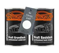 TRISTARcolor Car paint Set can ready-to-spray for Citroen EWP Polar White/Perlen Weiss under + base coat 2.0 litre 2000ml