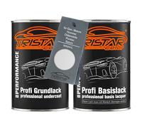 TRISTARcolor Car paint Set can ready-to-spray for Gen. Motors/Hummer/Oldsmobile/Pontiac/Saturn WA241L Polar White 1 Metallic Perl under + base coat 2.0 litre 2000ml