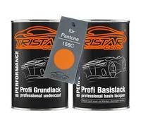 TRISTARcolor Car paint Set can ready-to-spray for Pantone 158C Orange under + base coat 2.0 litre 2000ml