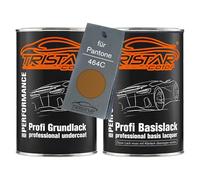 TRISTARcolor Car paint Set can ready-to-spray for Pantone 464C Brown under + base coat 2.0 litre 2000ml