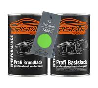 TRISTARcolor Car paint Set can ready-to-spray for Pantone 7488C Green under + base coat 2.0 litre 2000ml