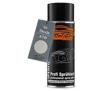 TRISTARcolor Car paint Spray can for Skoda A7W Brilliant Silver Metallic/Brillantsilber Metallic Base coat spray can 400ml