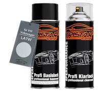 TRISTARcolor Car paint spray can for VW LA7W Reflexsilber Metallic +1K