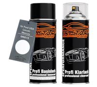 TRISTARcolor Car paint Spray can set for Ford USA/Lincoln/Mercury M6615 Crystal White Base coat clear coat spray can 400ml