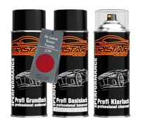 TRISTARcolor Car paint Spray can set for Lexus/Scion/Toyota C7P Firestorm/Lightning Red under + base coat clear coat spray can 400ml