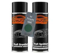 TRISTARcolor Car paint Spray can set for Porsche M6E Oakgrun Metallic Neo under base coat spray can 400ml