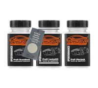 TRISTARcolor Car paint Touch-up pen set for Buick/Cadillac/Chevrolet/Corvette WA317E Empire Beige Metallic under + base + clear coat 50ml each