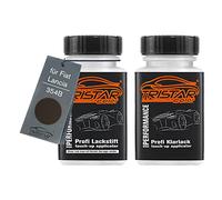 TRISTARcolor Car paint Touch-up pen set for Fiat/Lancia 354B Brit Pop Blue Metallic Base coat clear coat 50ml each