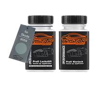 TRISTARcolor Car paint Touch-up pen set for Skoda 9559 Arctic Green Metallic/Arctic Breeze Metallic Base coat clear coat 50ml each