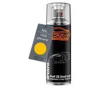 TRISTARcolor RAL 1003 Signalgelb glossy 2K acrylic spray can spray can spray paint spray paint 400 ml quick-drying