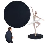 Tristcily 31inch Portable Dance Floor, Tap Dance Floor, Ballet Training Equipment Ideal for Figure Skating Practice Mat,Jazz,Tap Board,Turning Board and Party Dancing for All Ages with Travel Backpack
