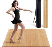 Tristcily Tap Dance Floor - 8MM 47.8 x 38.5 Inch Portable Dance Floor for Any Surface with Storage Bag, Solid Dance Board Mat, Cushioned Base Mat Perfect for Home, Studio & Events