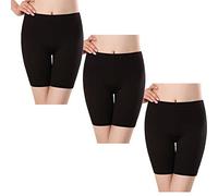 TRISTIN Womens Slipshort Cotton Anti Chafing Long Leg Knickers Multipack Safety Underwear Boy Shorts Leggings for Under Dresses