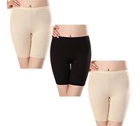 TRISTIN Womens Slipshort Cotton Anti Chafing Long Leg Knickers Multipack Safety Underwear Boy Shorts Leggings for Under Dresses